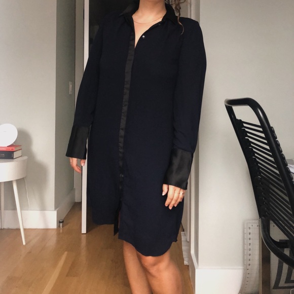 J. Crew Dresses & Skirts - NWOT J. Crew Button-Down Navy Dress B / Size L